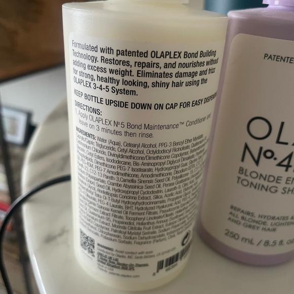 New- Olaplex No.5 shampoo and No. 4P conditioner. Unopened. - Picture 3 of 3